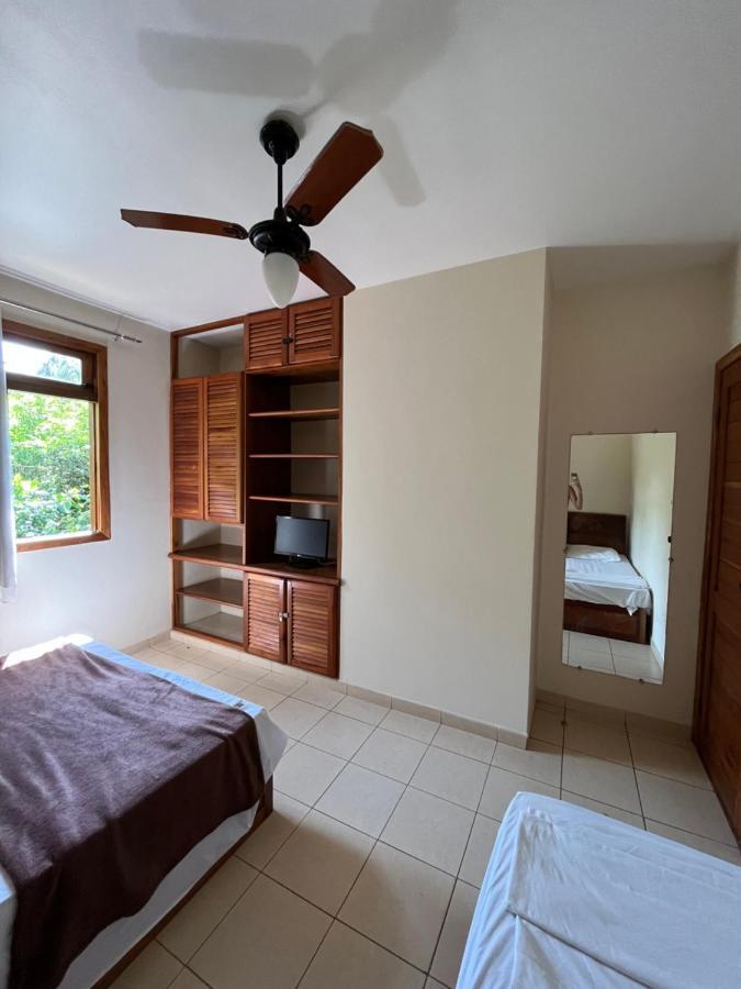 De Frente Pra Praia Apartamento Da Cris Taperapua - Condominio America Praia Flat ปอร์โตเซกูโร ภายนอก รูปภาพ